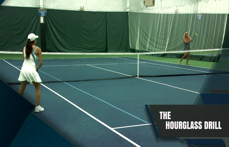 The Hourglass Tennis Drill